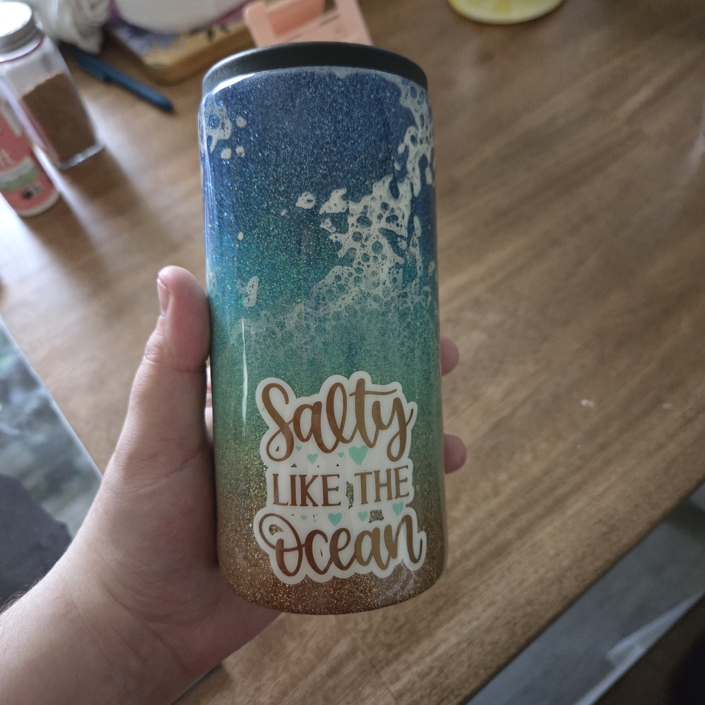 Ocean-Themed Insulated Tumbler